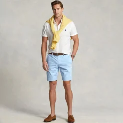 Polo Golf 9.5-Inch Stretch Slim Fit Chino Shorts Office Blue