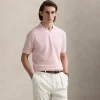 Polo Golf Johnny Collar Cotton Polo Garden Pink/White
