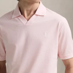 Polo Golf Johnny Collar Cotton Polo Garden Pink/White