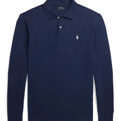 Polo Golf LS Tailored Fit Performance Polo Refined Navy