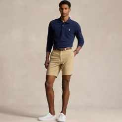 Polo Golf LS Tailored Fit Performance Polo Refined Navy