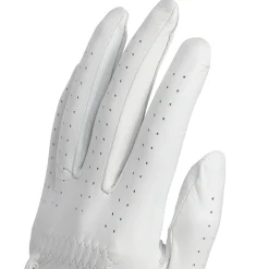 Pro Leather Left Hand Golf Glove White
