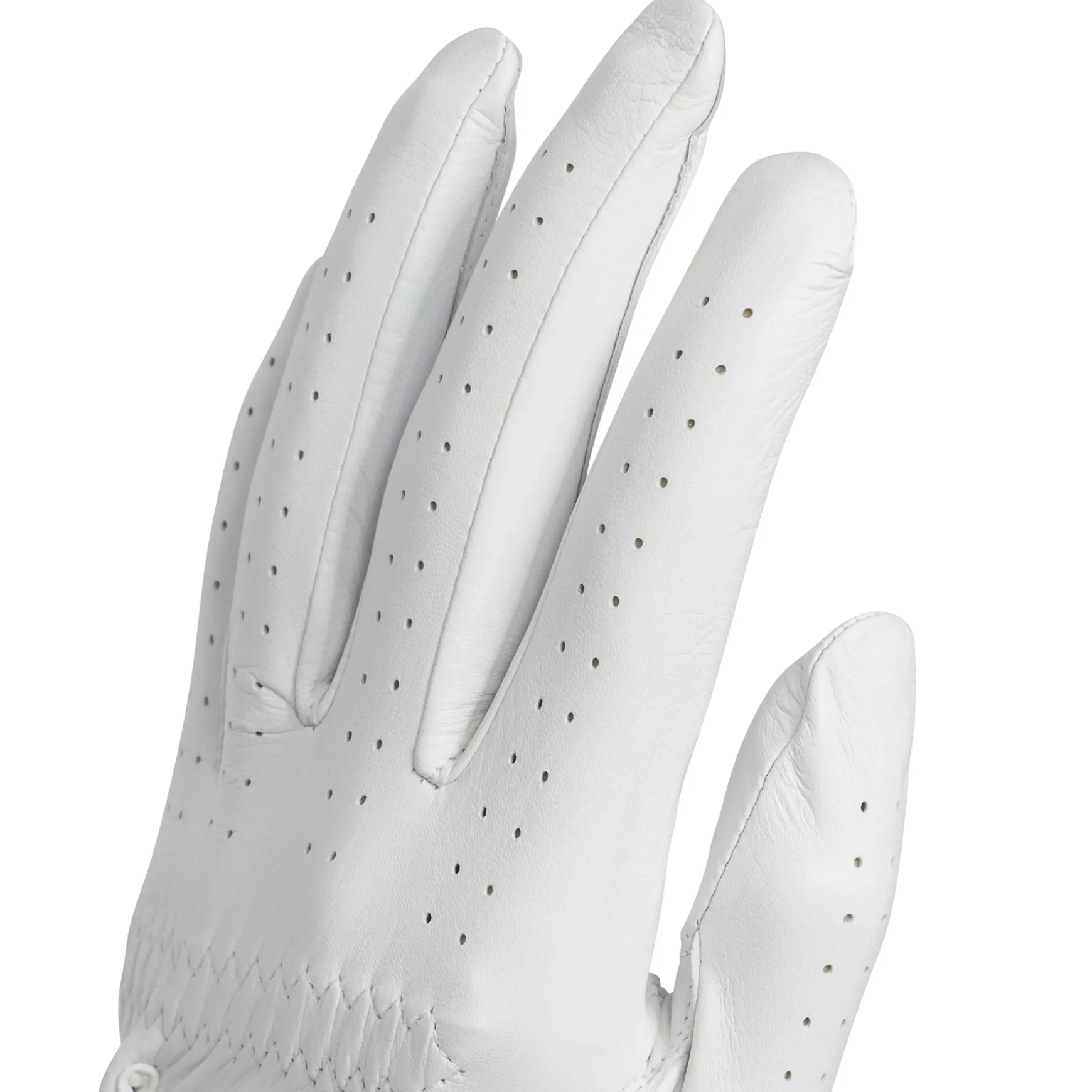 Pro Leather Left Hand Golf Glove White