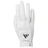 Pro Leather Right Hand Golf Glove White