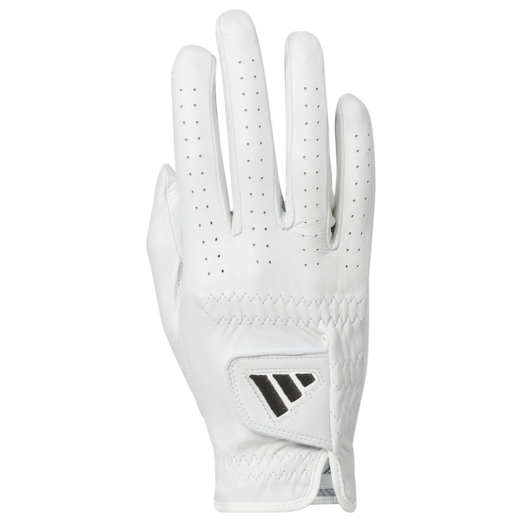 Pro Leather Right Hand Golf Glove White