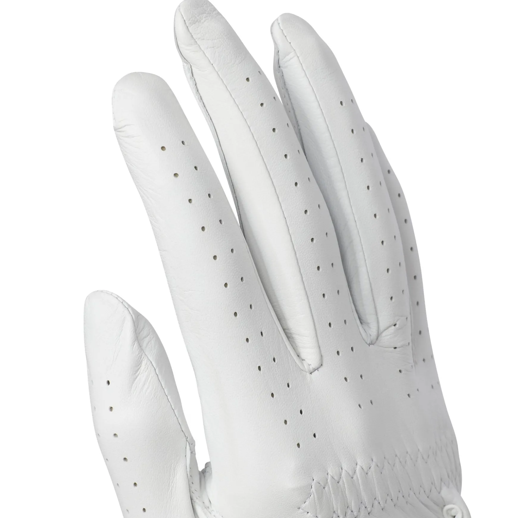 Pro Leather Right Hand Golf Glove White