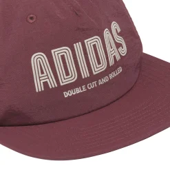 Puff Print Double Cut 5-Panel Cap Aurora Ruby