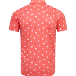 Pure 2.0 Birdies Polo Peach Frost/White Glow