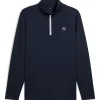 Pure 2.0 Texture Quarter Zip Deep Navy