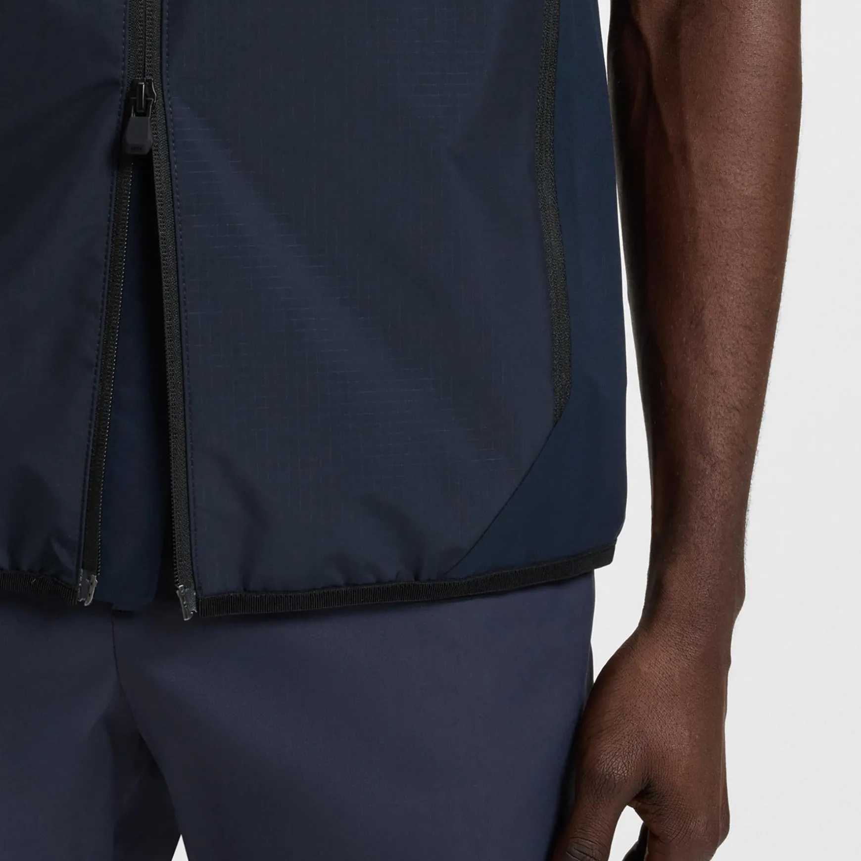 Putt Full Zip Gilet Dark Blue