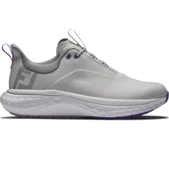Quantum Golf Shoes Grey/White/Purple