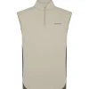 Quarter Zip Tech Gilet Greige