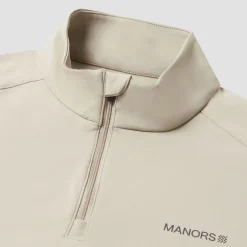 Quarter Zip Tech Gilet Greige