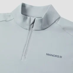 Quarter Zip Tech Mid Layer Sky Grey