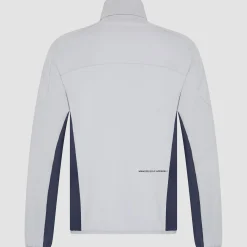 Quarter Zip Tech Mid Layer Sky Grey