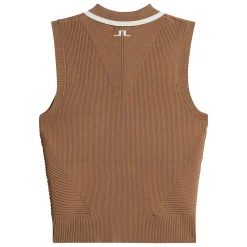 Ramona Knitted Polo Tigers Eye