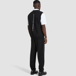 Reversible Legacy V-Neck Gilet Black Check