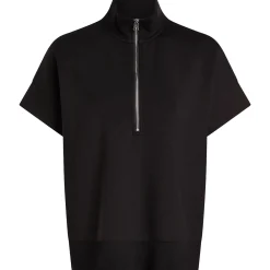 Ritchie Half Zip Polo Black