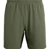 RLX Active Shorts Fossil Green