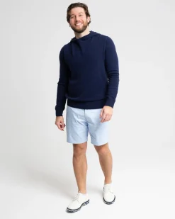 RLX Cashmere Pullover Hoodie Refined Navy