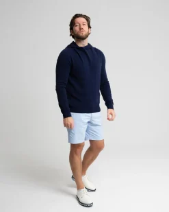 RLX Cashmere Pullover Hoodie Refined Navy