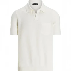 RLX Cotton Knit Sweater Polo White Splash