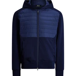 RLX Full Zip Hooded Hybrid Jacket Refined Navy