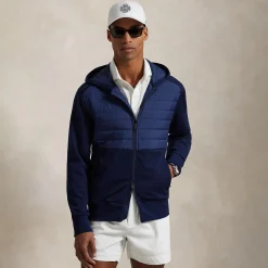 RLX Full Zip Hooded Hybrid Jacket Refined Navy