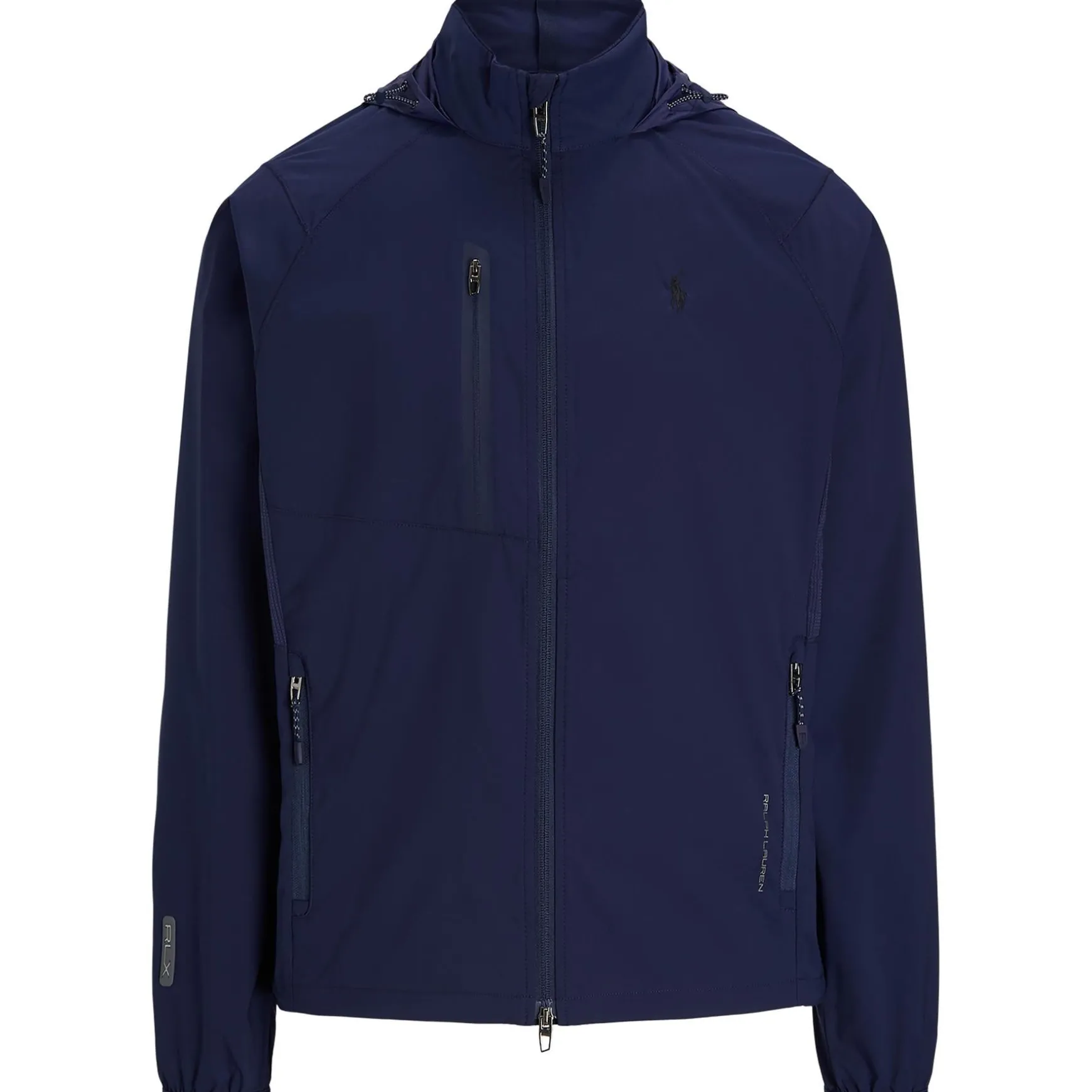 RLX Full Zip Woven Windbreaker Jacket Refined Navy