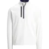 RLX Half Zip Stretch Jersey Mid Layer Ceramic White