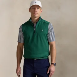 RLX Half Zip Stretch Jersey Gilet Kelly Green