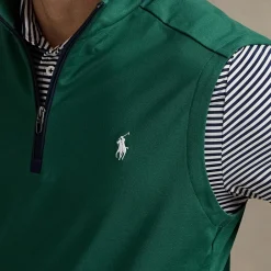 RLX Half Zip Stretch Jersey Gilet Kelly Green