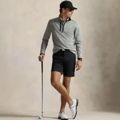 RLX Half Zip Stretch Jersey Mid Layer Andover Heather