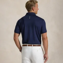 RLX Tailored Fit Airflow Jersey Polo Refined Navy