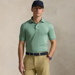 RLX Tailored Fit Airflow Jersey Polo Faded Mint