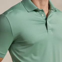 RLX Tailored Fit Airflow Jersey Polo Faded Mint