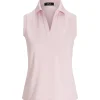 RLX Tailored Fit SL Cotton Blend Polo Garden Pink
