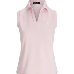RLX Tailored Fit SL Cotton Blend Polo Garden Pink