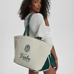 Robinson Canvas Club Tote Bag Ivory/Forest