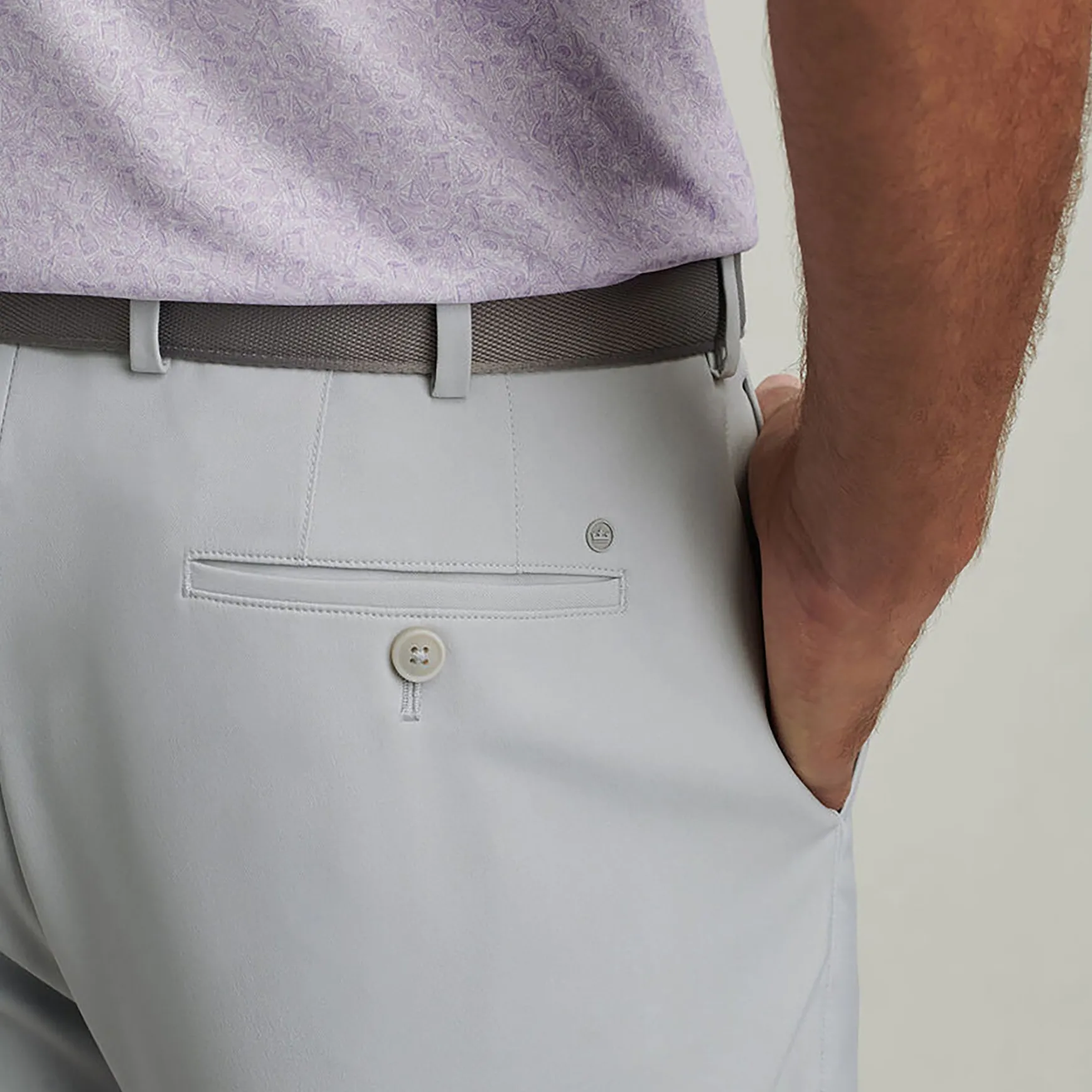 Salem Performance Classic Fit Shorts British Grey