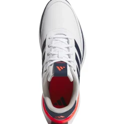 S2G Spikeless Leather 24 Golf Shoes White/Navy/Red