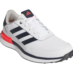S2G Spikeless Leather 24 Golf Shoes White/Navy/Red