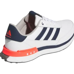 S2G Spikeless Leather 24 Golf Shoes White/Navy/Red