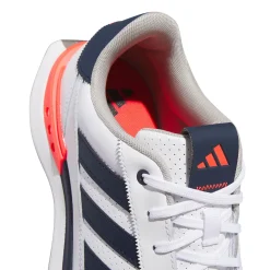 S2G Spikeless Leather 24 Golf Shoes White/Navy/Red