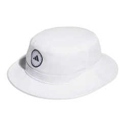 Solid Cotton Bucket Hat White