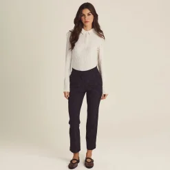 Sophie LS Polo Ivory