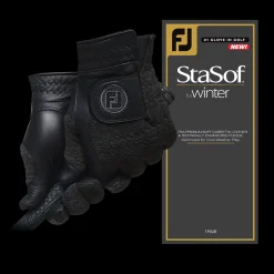 Stasof Winter Pair Golf Gloves Black
