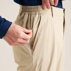 Stretch Golf Trousers Beige