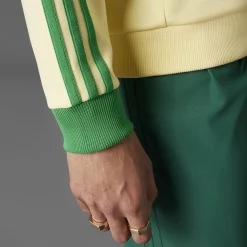 3 Stripes Quarter Zip Yellow