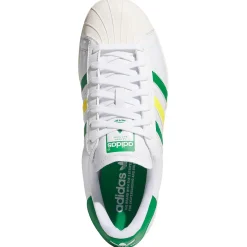 Superstar Spikeless Golf Shoes White/Green/Yellow